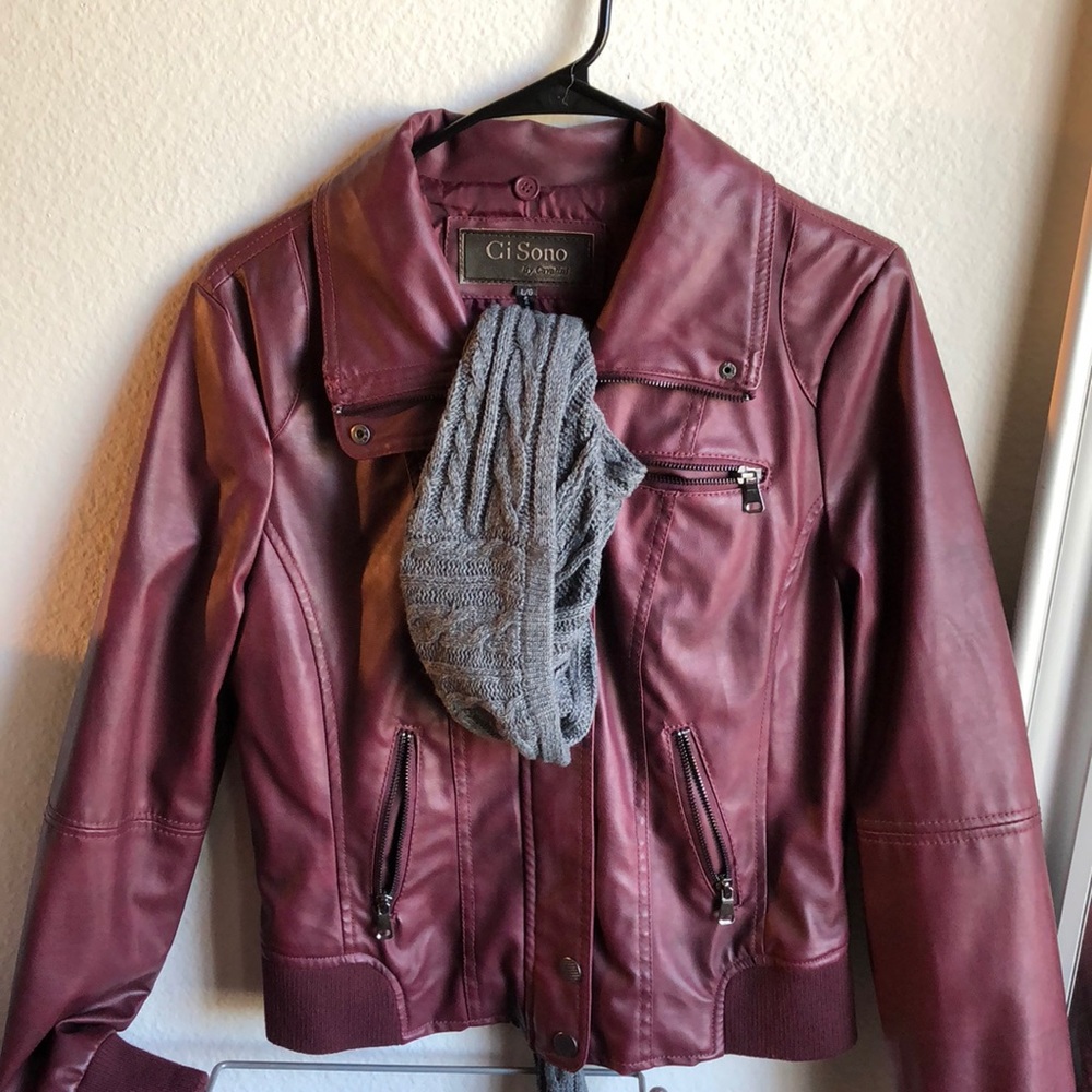 Leather jacket